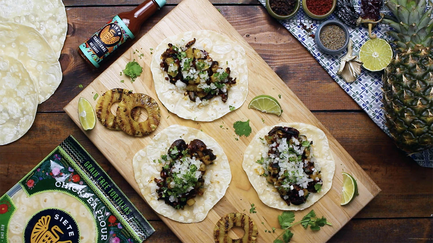 Champiñónes Al Pastor Recipe