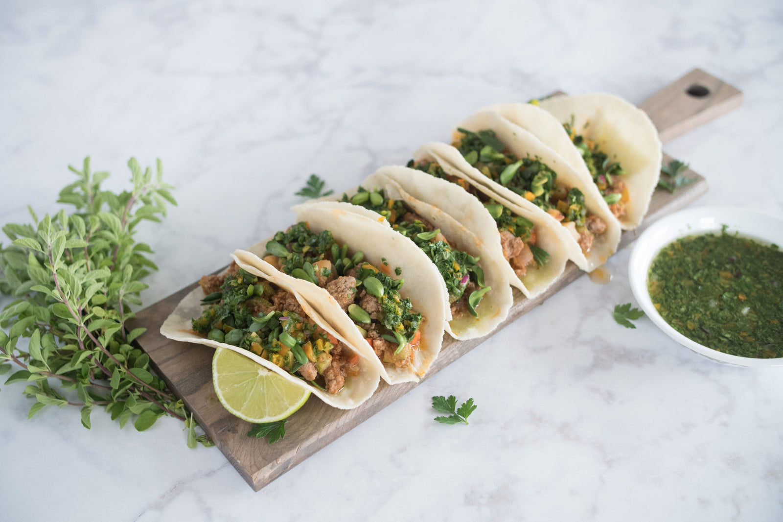 St. Patrick's Day Lucky Picadillo Tacos